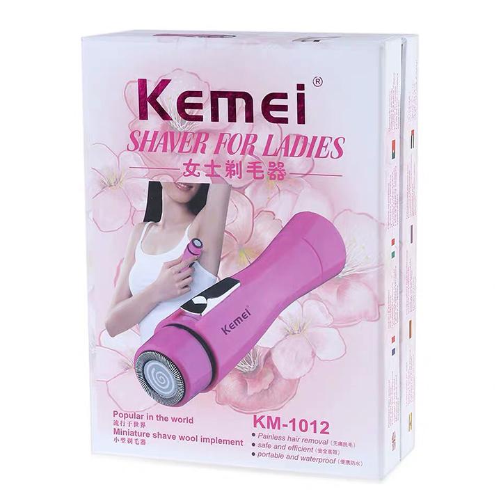 Máy tẩy lông Kemi cầm tay cao cấp, dao cạo theo vòng xoắn ốc, không gây đau rát khi cạo, thiết kế nhỏ gọn