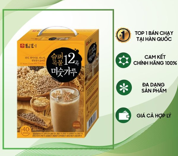 Damtuh Korean Cereal Powder with 12 Kinds of Grains