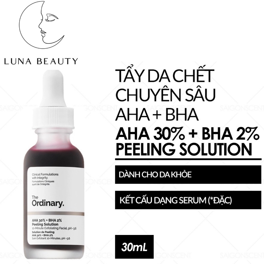 Tinh chất The Ordinary AHA 30% + BHA 2% Peeling Solution ( 30mL )