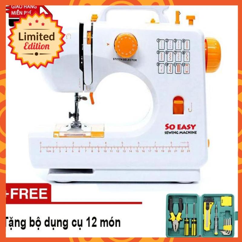 Kachi - Máy may gia đình So Easy + Tặng bộ dụng cụ 12 món và bộ phụ kiện máy may