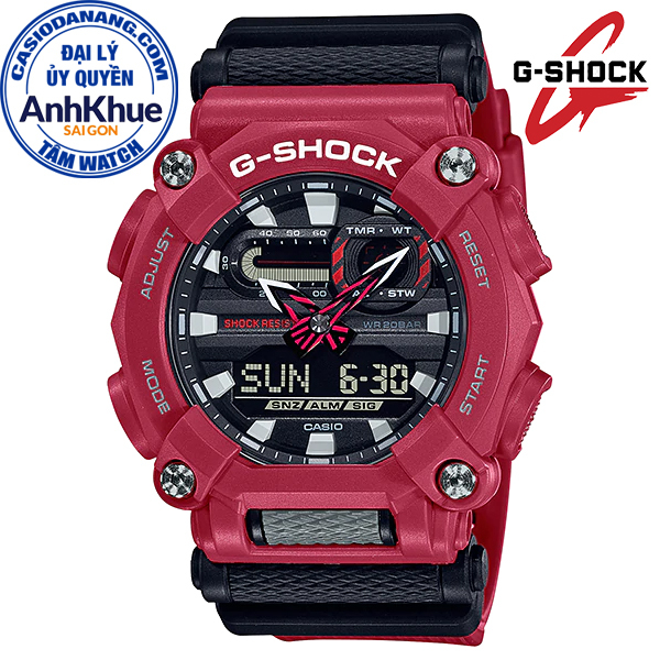 Đồng hồ nam dây nhựa Casio G-Shock chính hãng Anh Khuê GA-900-4ADR (49mm)