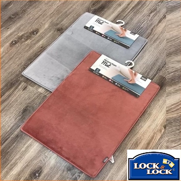 Thảm lau chân Lock & Lock Memory Foam Size S [ MAT512 MAT510 MAT513 ] - thảm chùi chân ETTOM 4 lớp