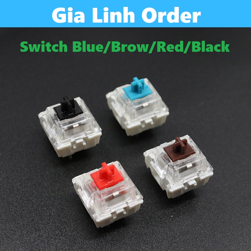 Switch phím cơ Coputa trục cơ bàn phím Blue Switch/Red Switch/Brown Switch/Black Switch