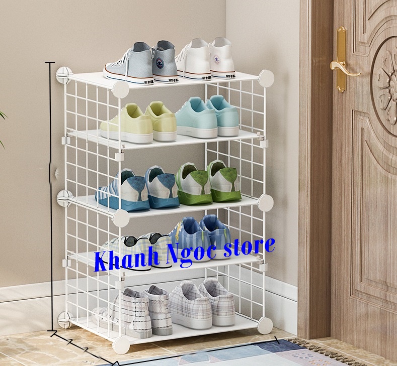 👟👠 Kệ Giày Dép 5,6 Tầng - lắp ghép đa năng 👟👠