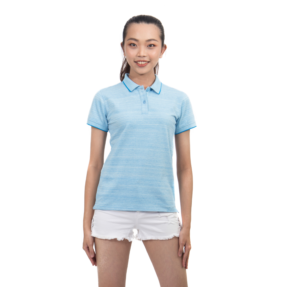 Áo thun nữ kiểu Polo Melange NOVELTY 200056N