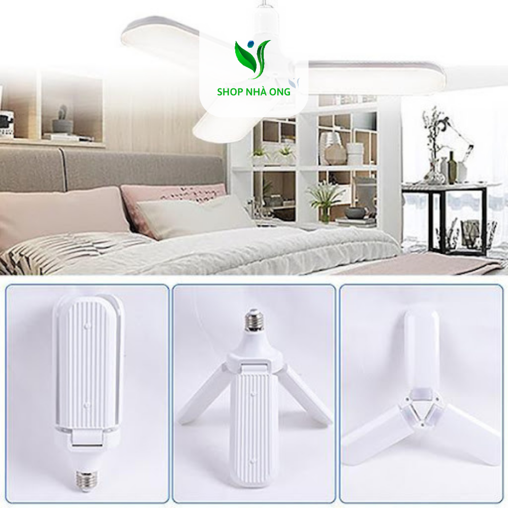 Bóng đèn LED hình cánh quạt (3 cánh) 45W siêu sáng