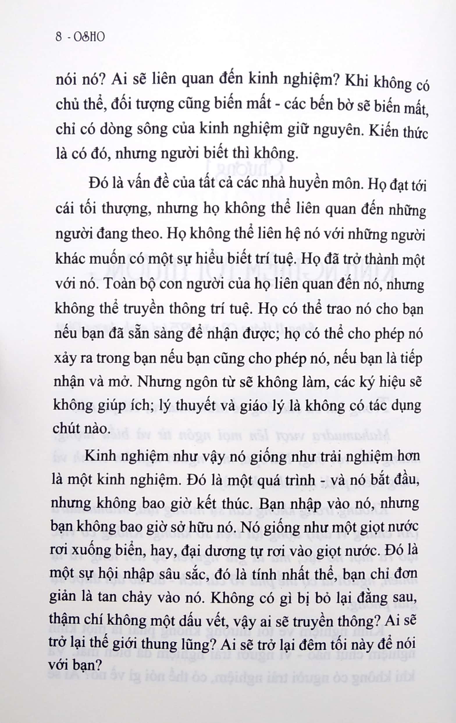 Sách - Osho - Tantra - Sự Hiểu Biết Tối Cao
