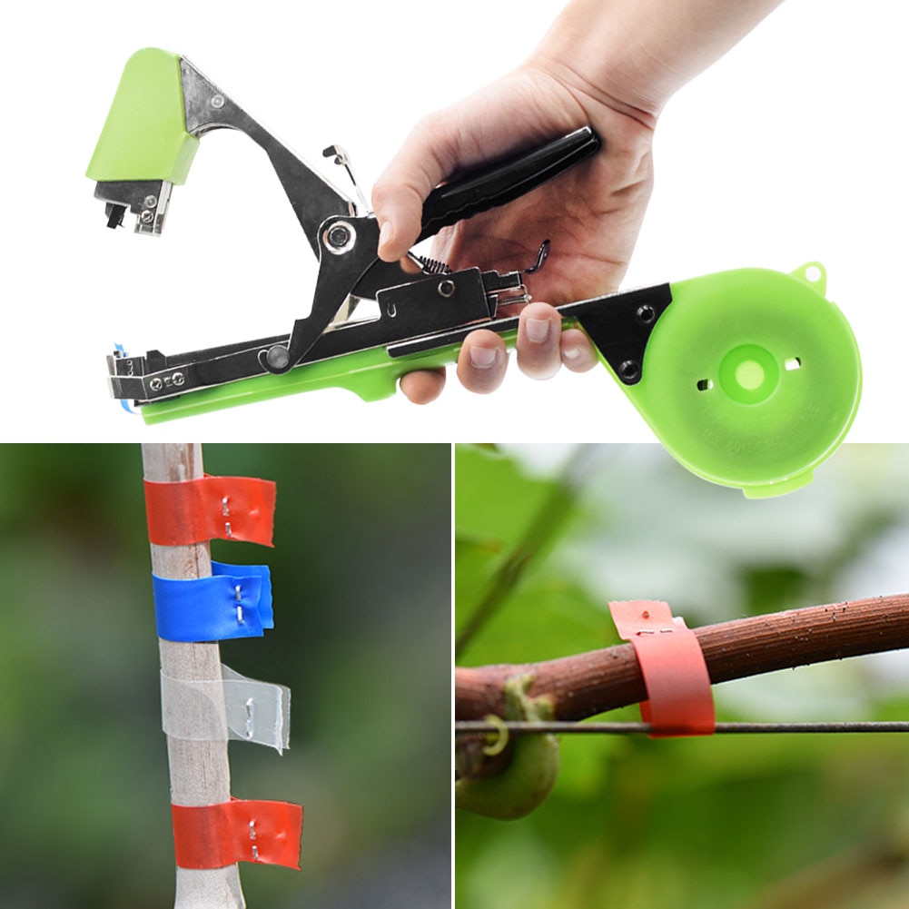 Dụng cụ buộc cành, buộc dây leo tự động (có sẵn 1 cuộn băng + 1 thanh ghim trong máy)