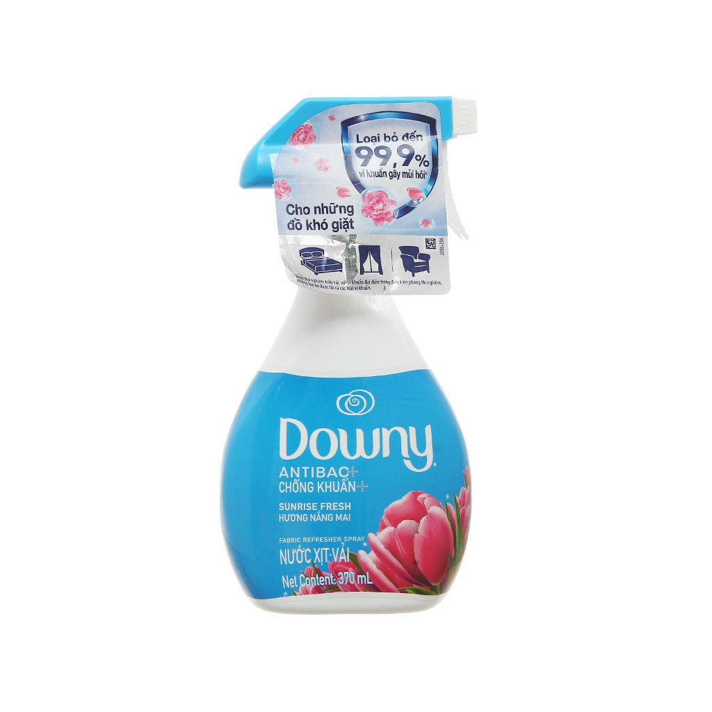 Nước xịt vải Downy Khử mùi, chống khuẩn 370ml