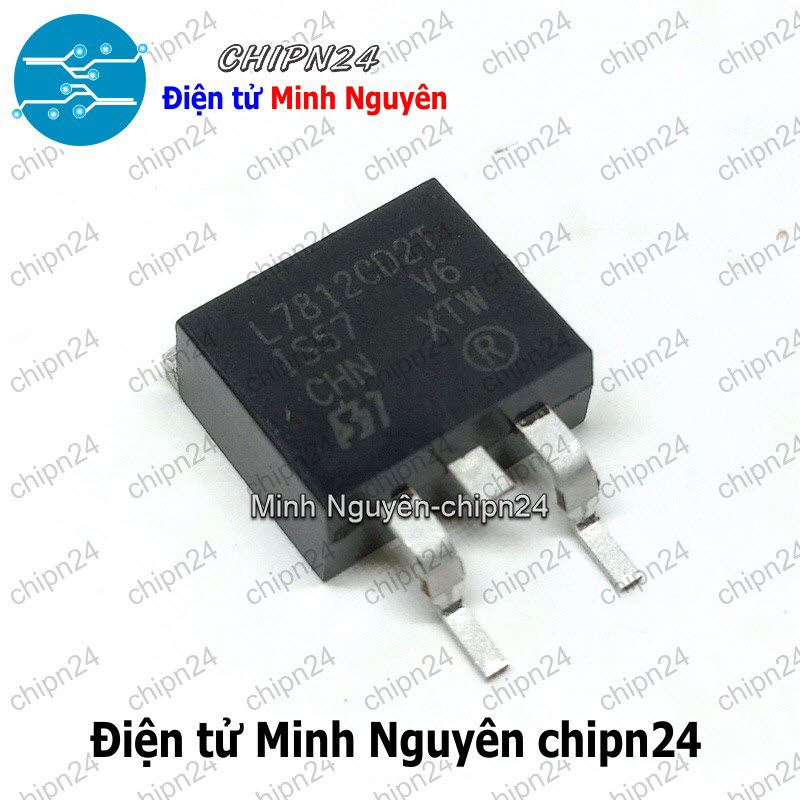 [2 con] (SOP) IC Dán L7812CD2T TO-263 (SMD) (L7812CD 7812) - HH005668