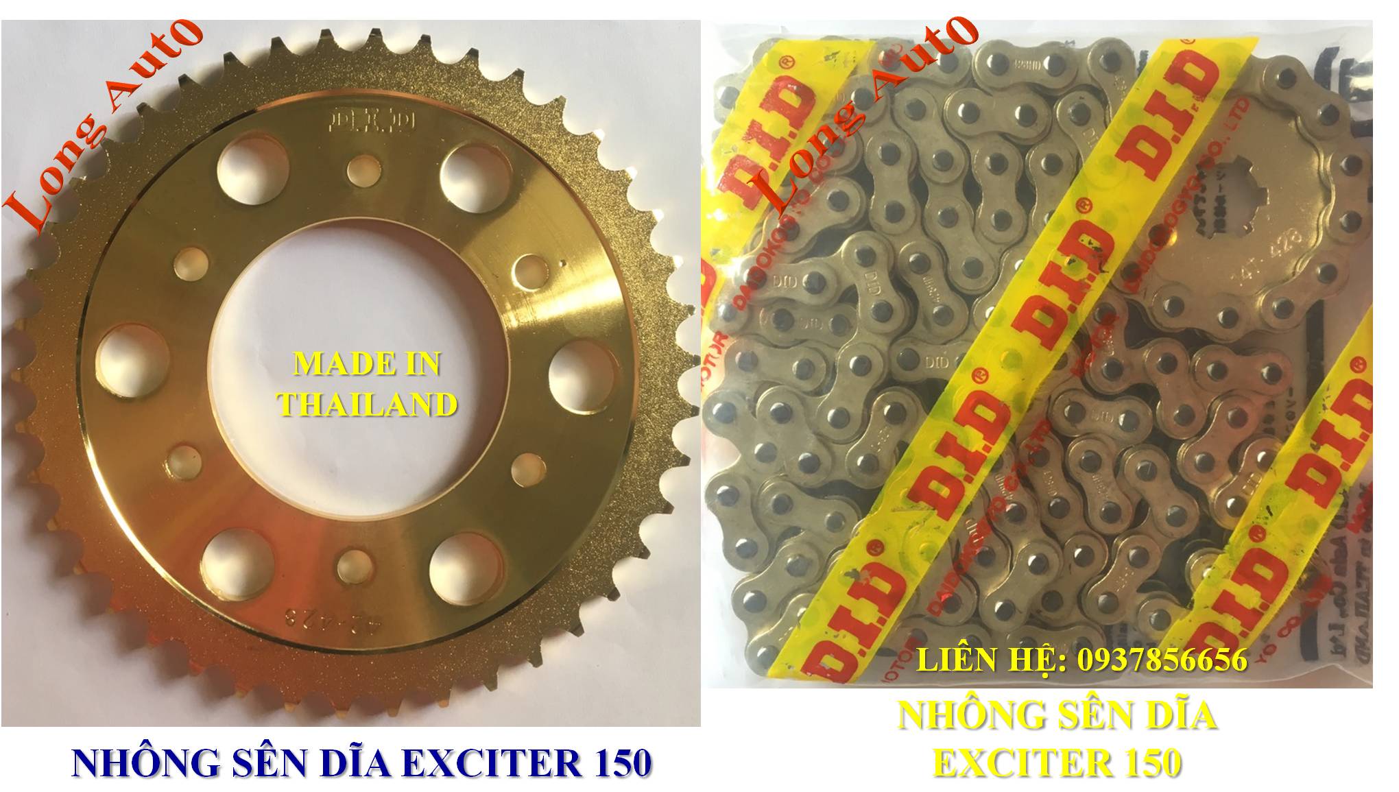 [HCM]Nhông sên dĩa Exciter 150