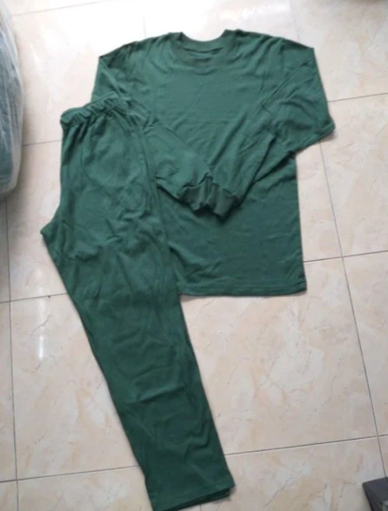 Bộ quần áo thun thu đông cổ tròn