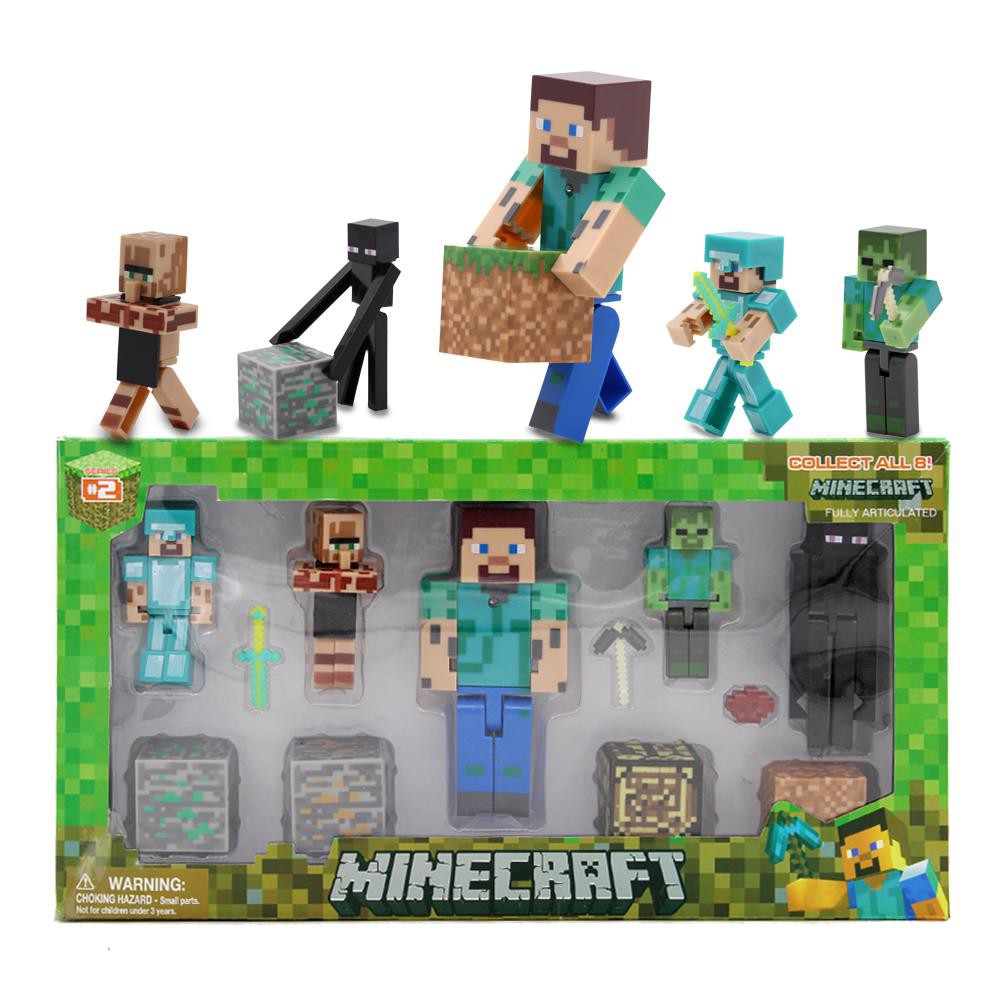 [HCM]Combo bộ mô hình nhân vật steve Minecraft cực đẹp