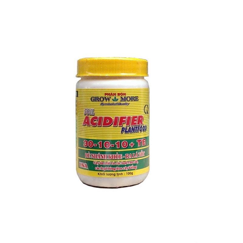 Phân bón phong lan growmore 30-10-10 100gr xanh lá nảy chồi