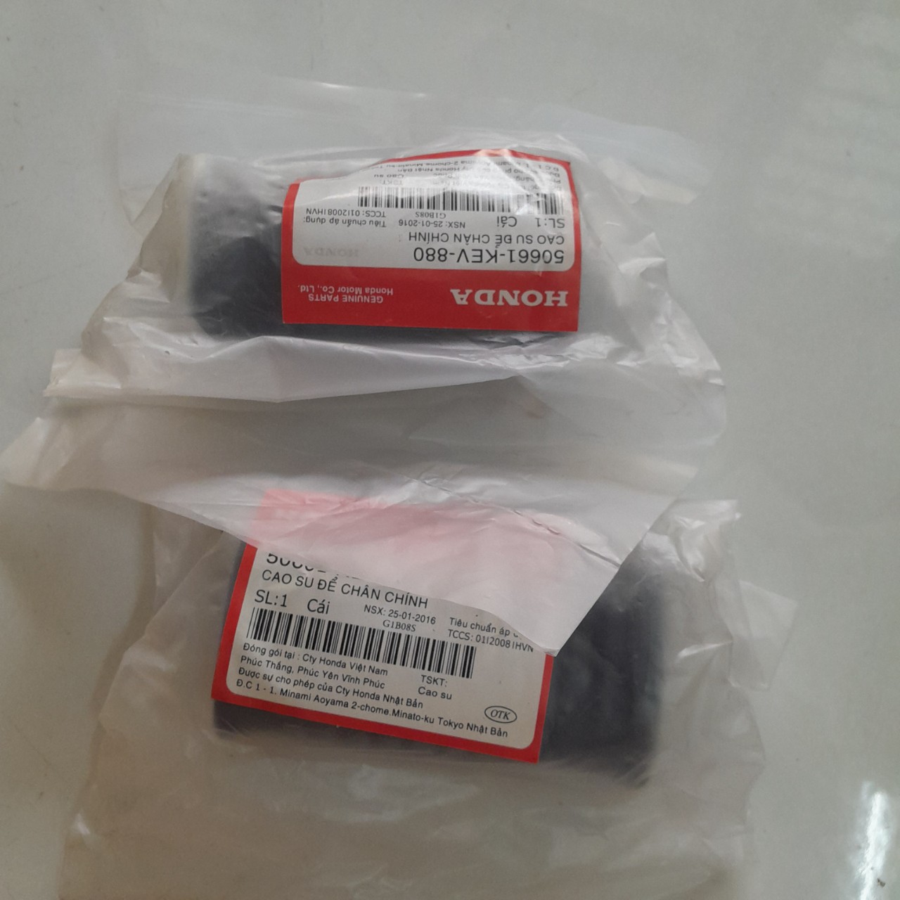 Cặp cao su để chân trước future 1 _ shop phụ tùng honda