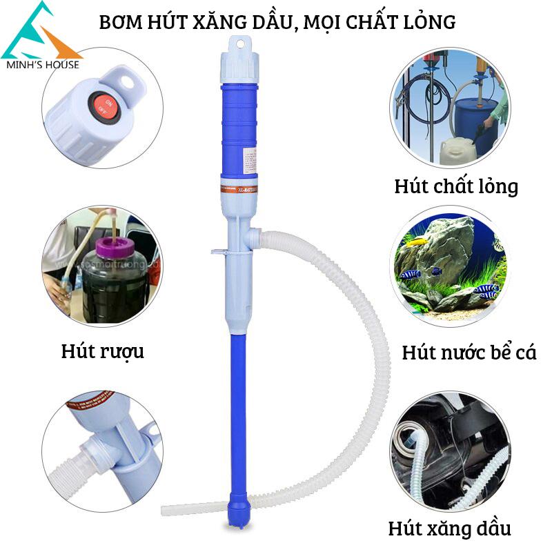 Bơm hút nước xăng dầu bể cá các loại chất lỏng