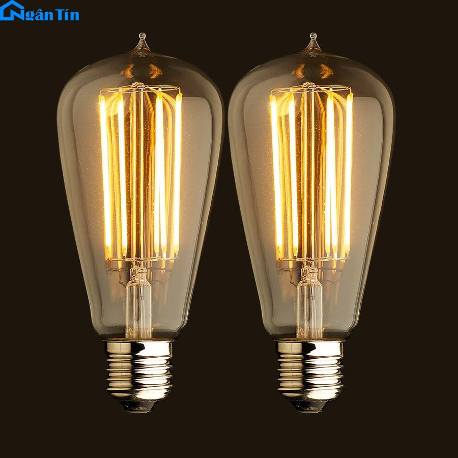 Bộ bóng đèn LED Edison 4W 220V E27 B250 Ngân Tin