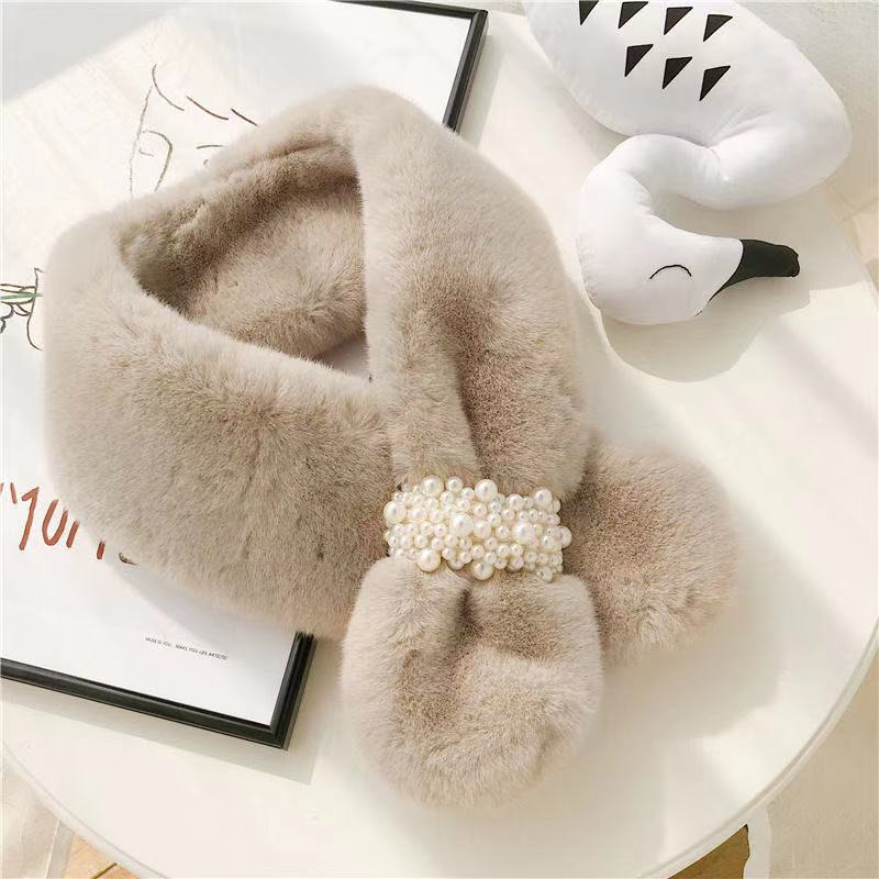 Khăn Lông Choàng Cổ Nữ Mùa Đông (Đính hạt)