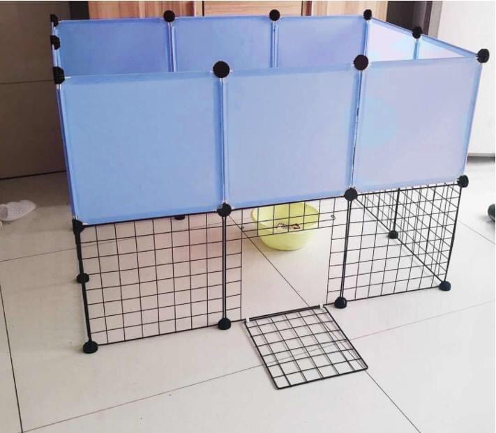 Lưới lắp ghép chuồng quây thú cưng có cửa