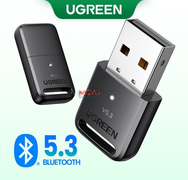 USB UGREEN Bluetooth 5.3 cho PC Windows 11 10 8.1 Truyền Xa 20 Mét