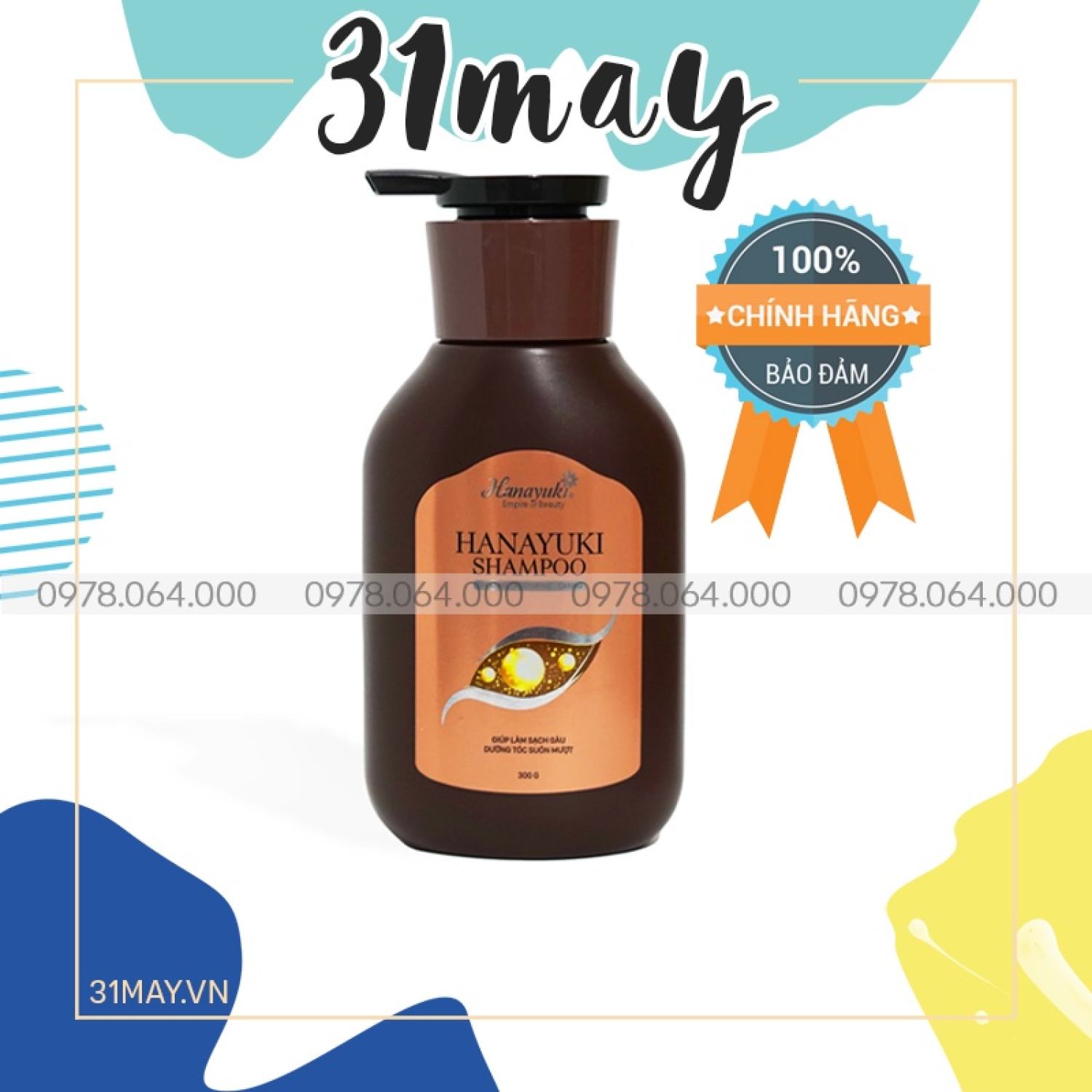 Dầu Gội Thảo Dược Hanayuki Shampoo Chính Hãng