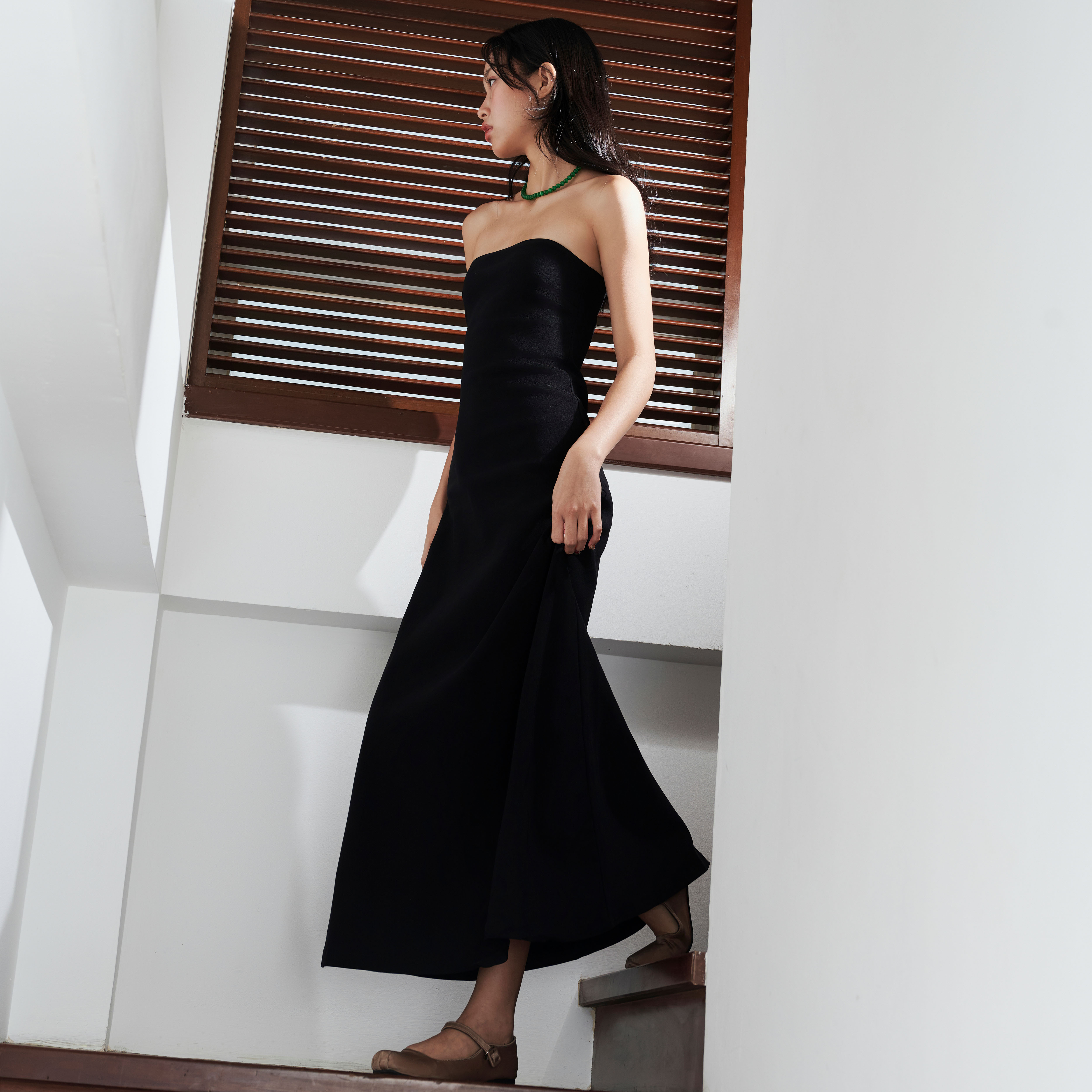 Dottie - đầm ống dáng dài - d0459