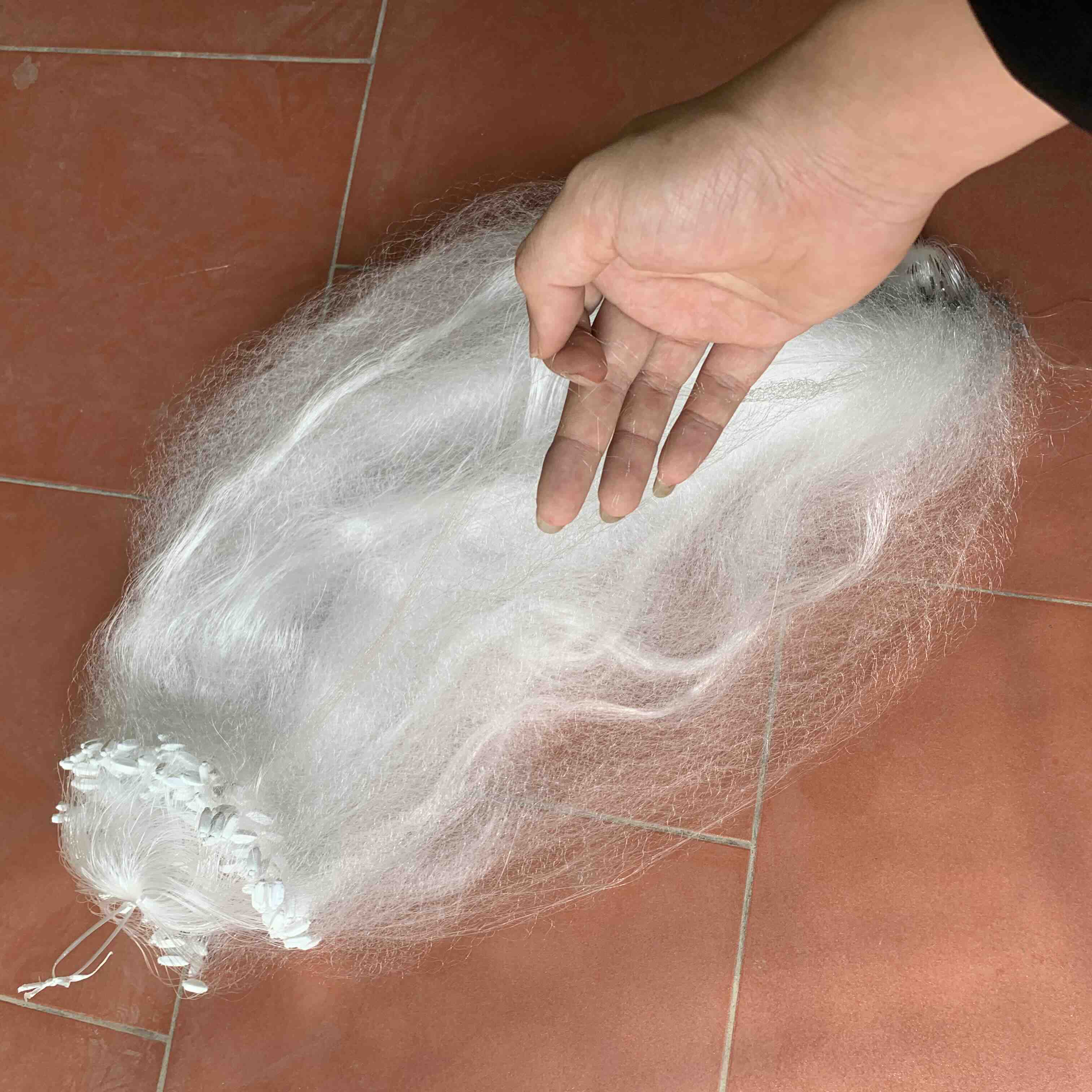lưới đánh cá mương -  tép 3cm cao 80  dài 80m   ( lưới then 1 dài 80m)