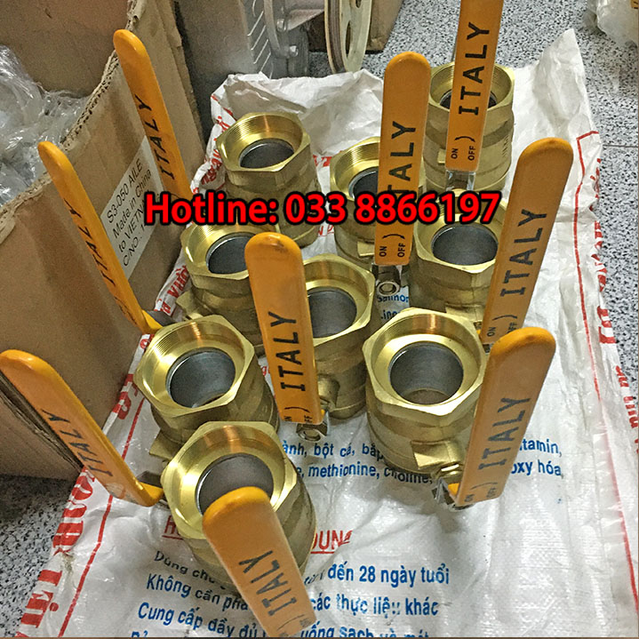 Van bi đồng tay gạt Italy phi 90 DN 80