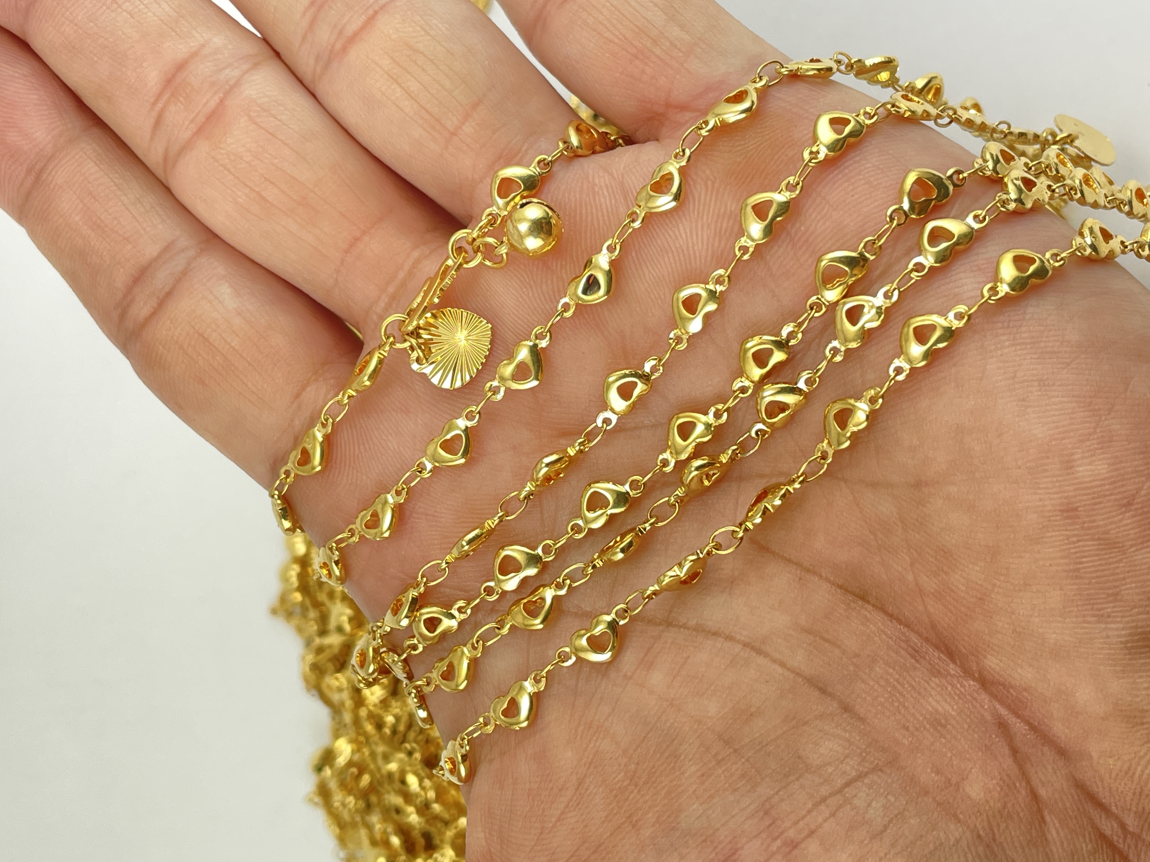[HCM]LẮC TAY NỮ MẠ VÀNG 24K SÁNG BÓNG