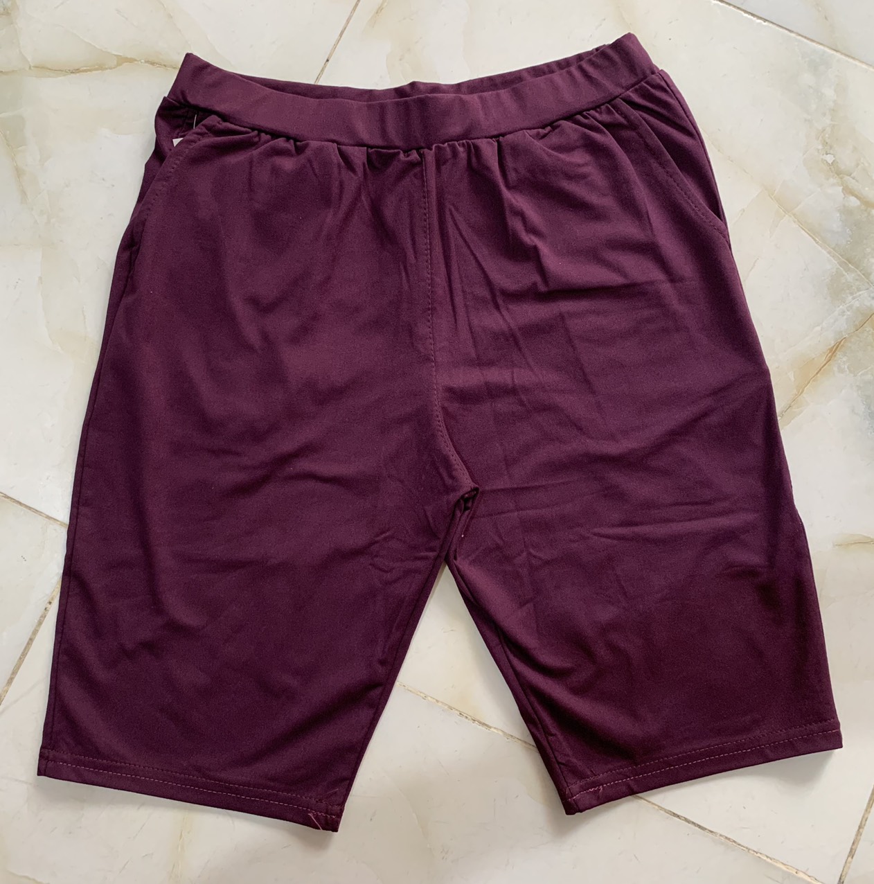 quần short ngố nữ chất thun cotton co giản 4 chiều mềm mịn