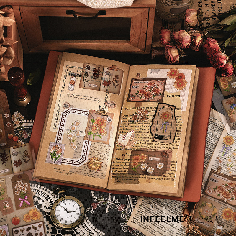 Sticker ảnh RETRO trang trí Scrapbook, sổ tay, vở - [ 147 ]
