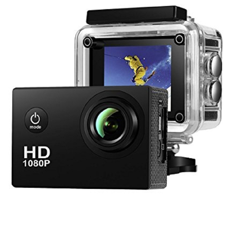 Máy Quay Hành Động 4K 1080p Full HD Camera Hành Trình Gắn Xe Máy Chống Nước Góc Quay Rộng 140 Độ Máy Ảnh Thể Thao
