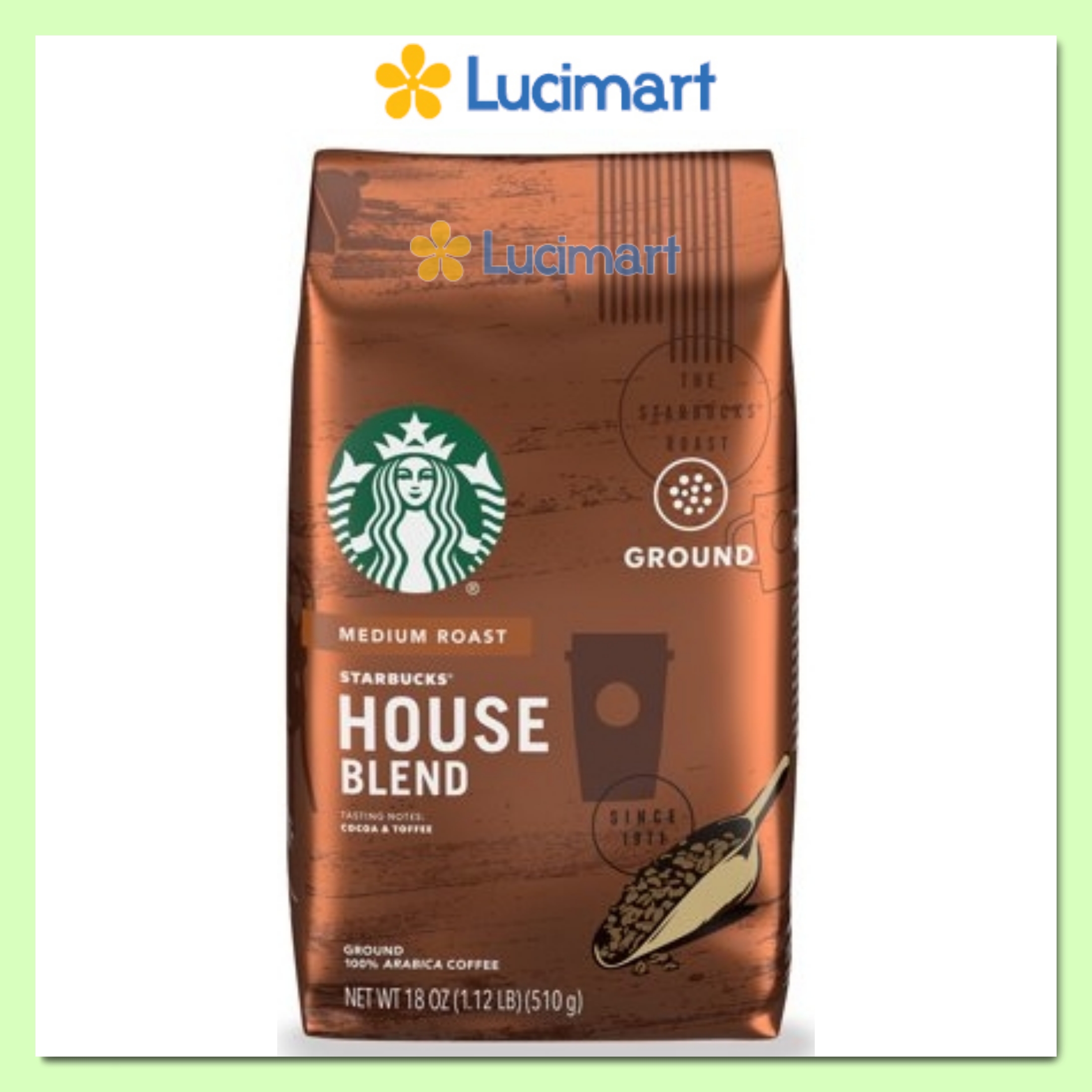 [50% Off] Cà phê Starbucks rang xay sẵn 100% Arabica Coffee Medium (USA)
