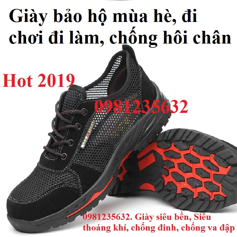 Giày bảo hộ lao động siêu thoáng khí