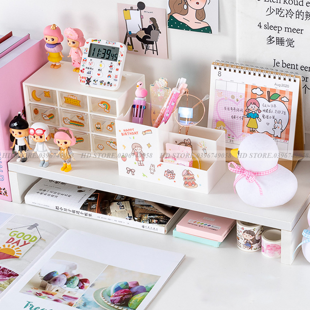 🚛FREESHIP 🆓 KỆ ĐỂ SÁCH - MÁY TÍNH - DECOR 🖥⌨ LẮP GHÉP