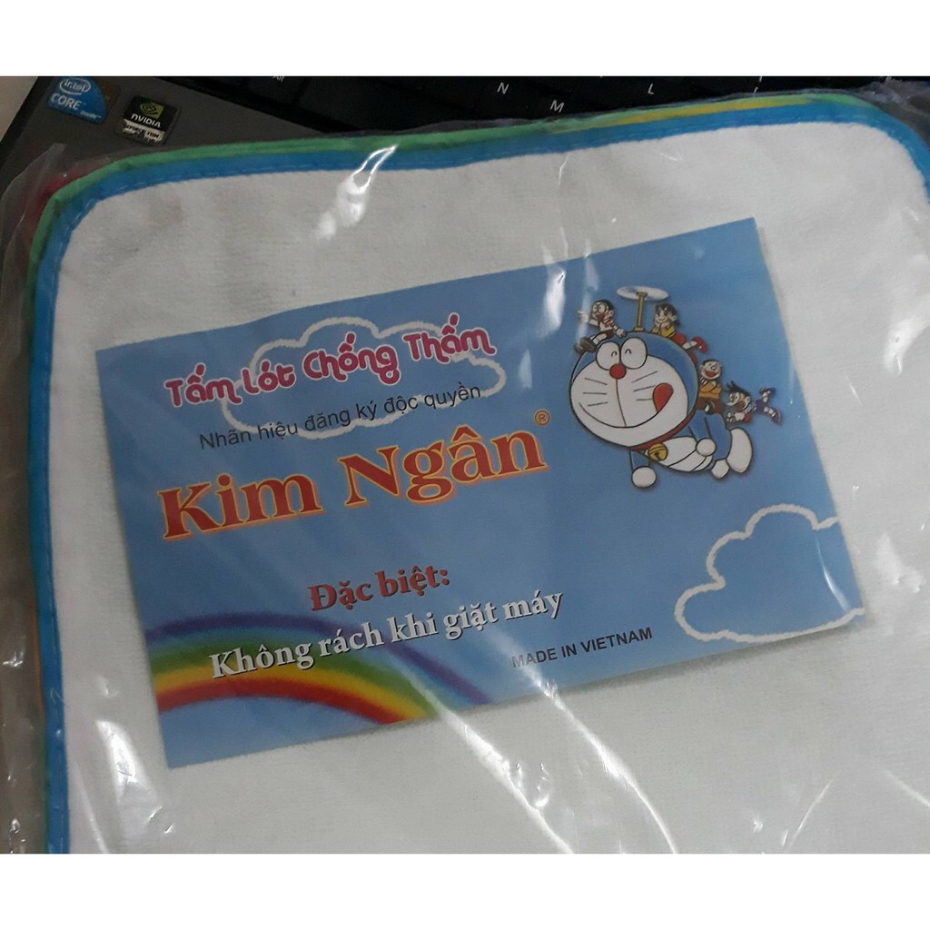 SET 10 TẤM LÓT CHỐNG THẤM DOREMON (loại 1 giặt máy được)