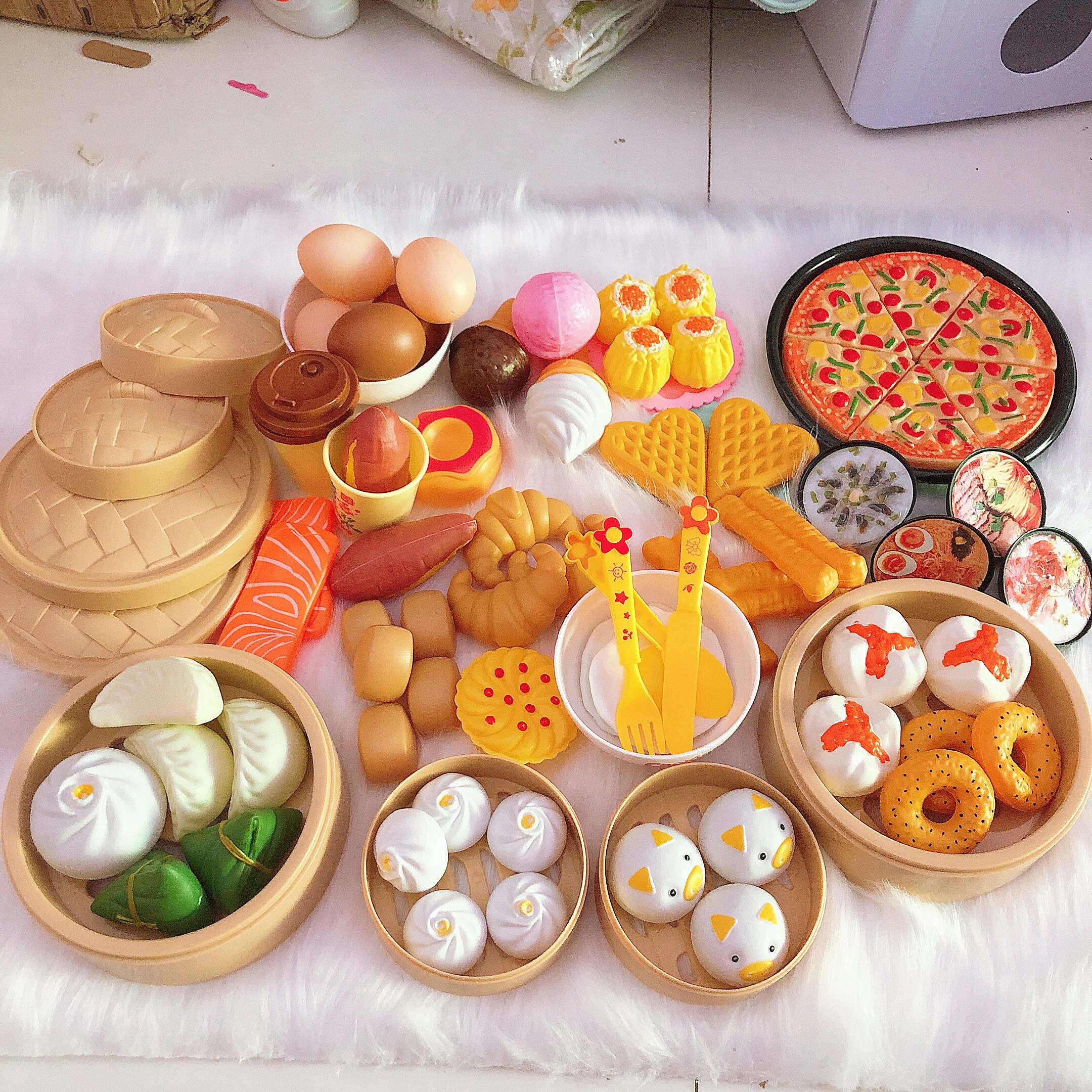 Bộ đồ chơi nấu ăn nhà bếp 84 chi tiết cho bé - Bộ đồ chơi bánh bao