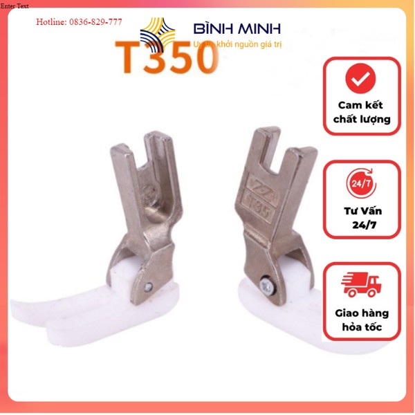 Chân vịt nhựa T350 5 ly bản dày máy may công nghiệp