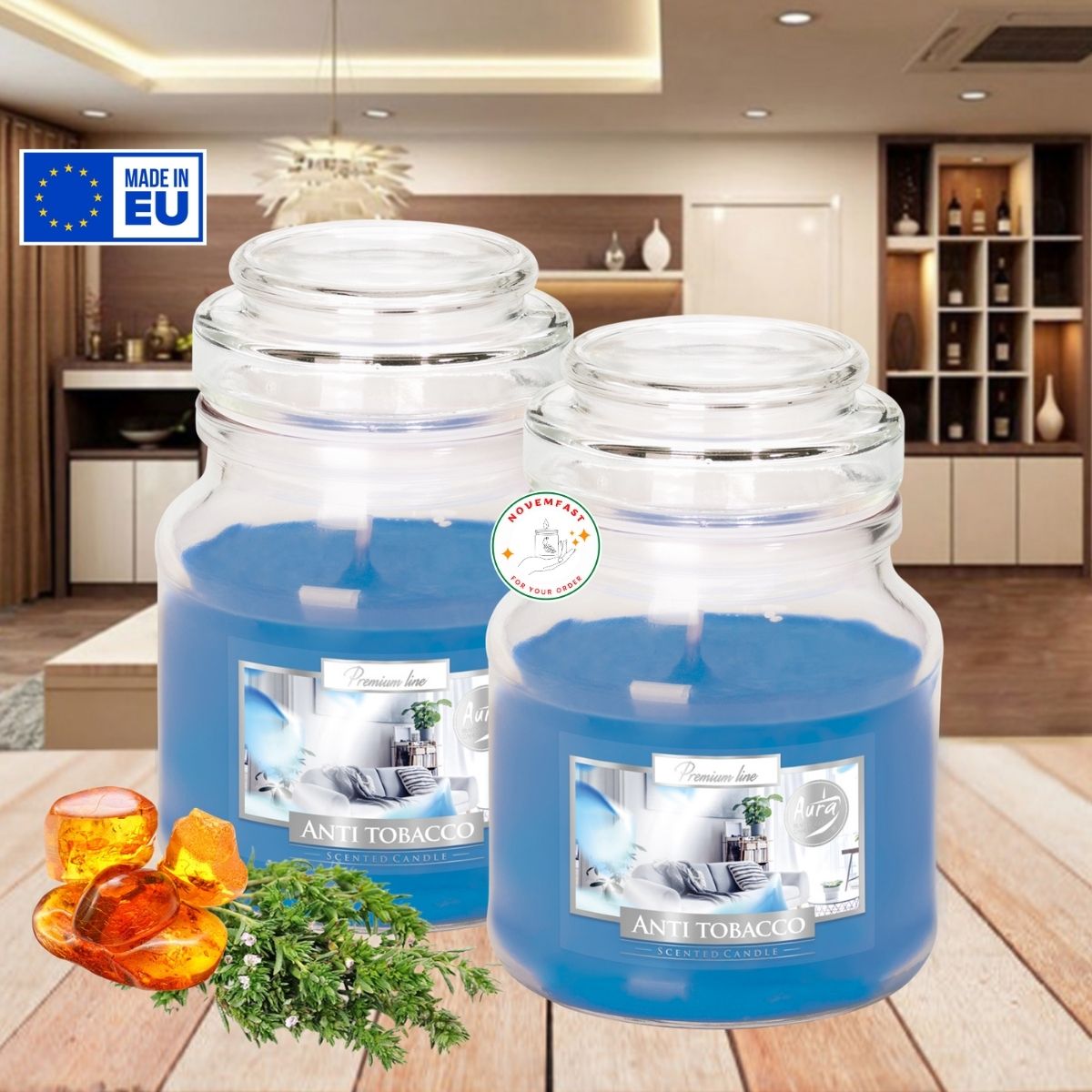 Combo 2 Hũ nến thơm phòng Bispol 120g