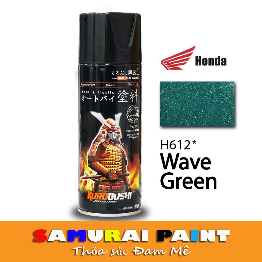 Sơn Samurai - Chai sơn samurai màu xanh nhớt H612