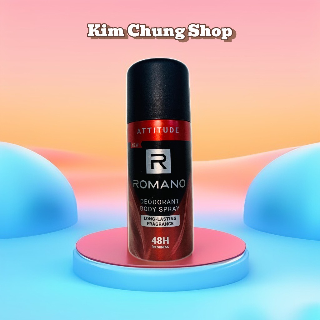 Xịt khử mùi toàn thân Romano 150ml
