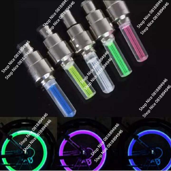 Đèn Led gắn van xe máy xe đạp oto giá 1 chiếc