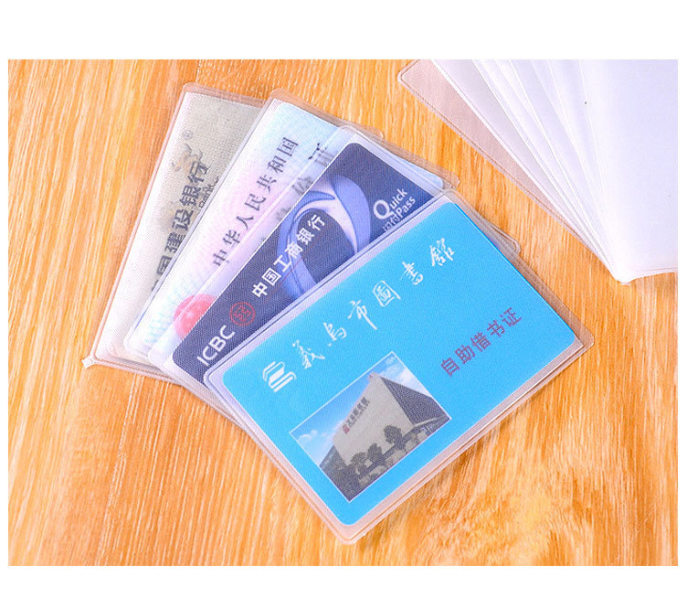 Combo 5 túi đựng card visit, thẻ atm, cccd (trong suốt)