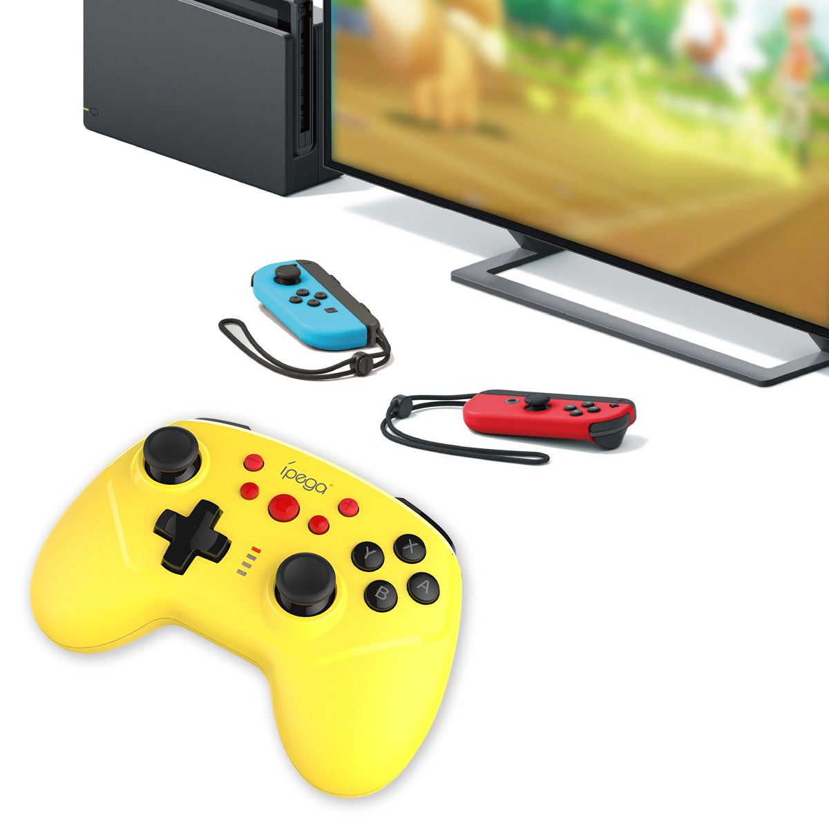 Tay cầm game cho NSwitch Ipega PG-9162Y Wireless Controller for N-Switch