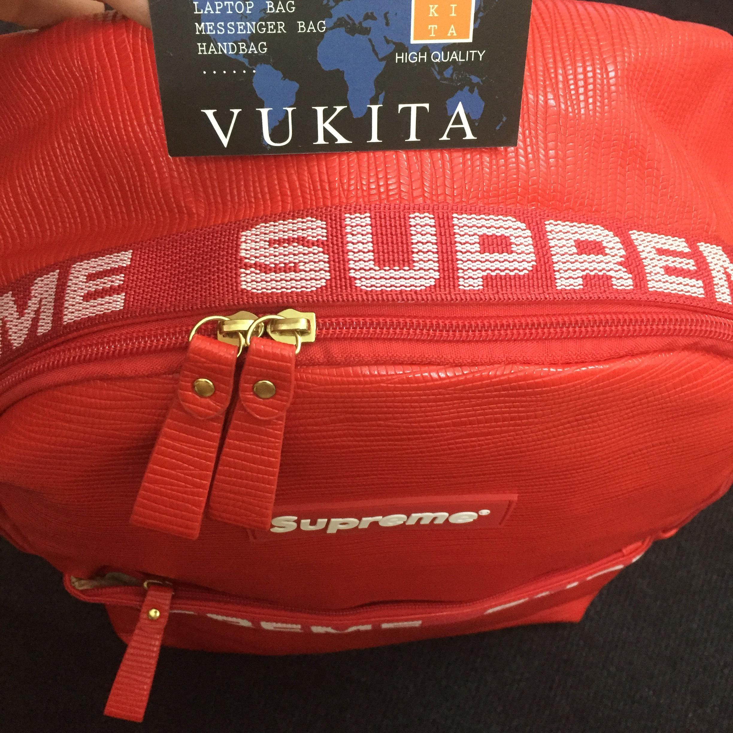 [HCM]Balo supreme da PU cao cấp LB48