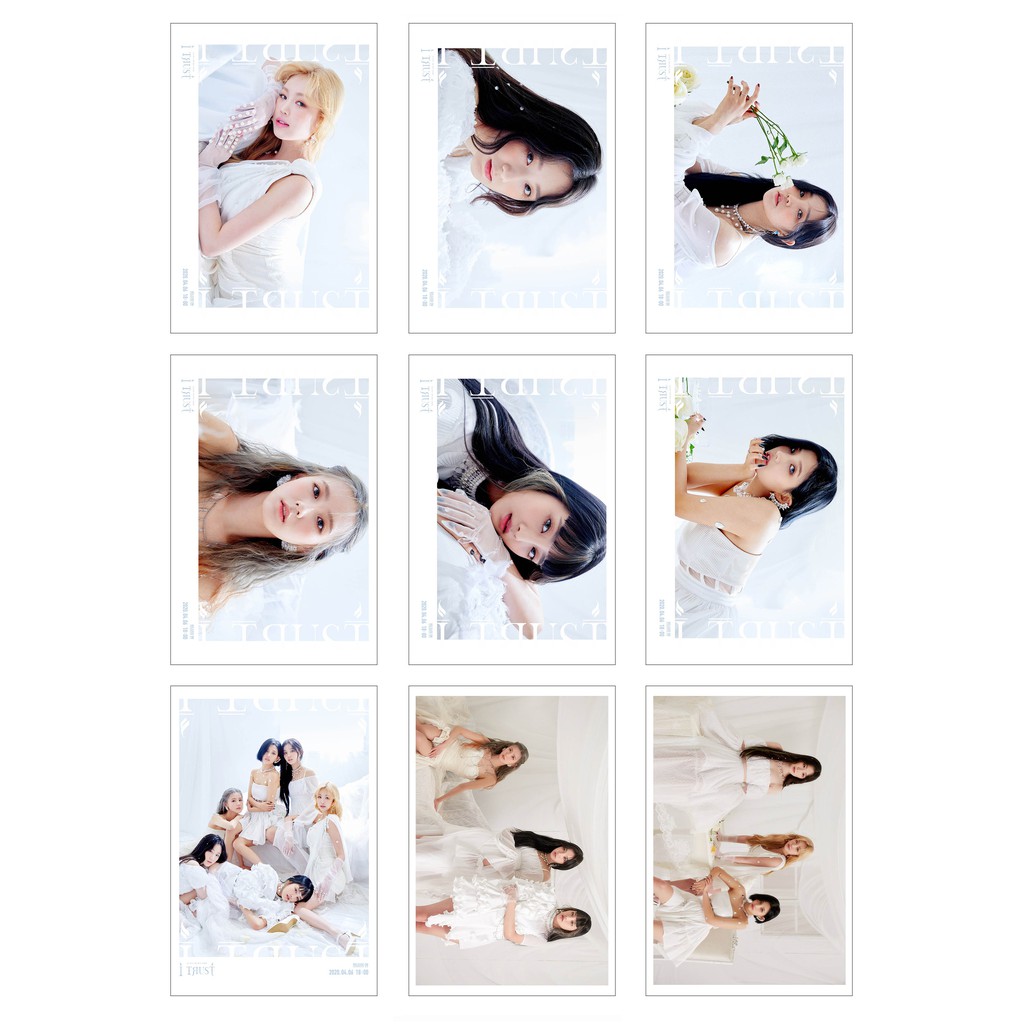 Lomo Card Ảnh (G)I-DLE - I TRUST ( 45 ảnh)