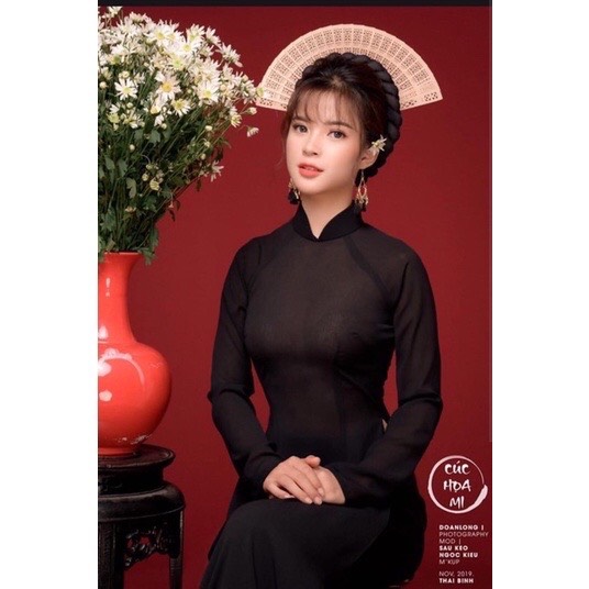 Áo dài mỏng - Áo dài chiffon 1 lớp