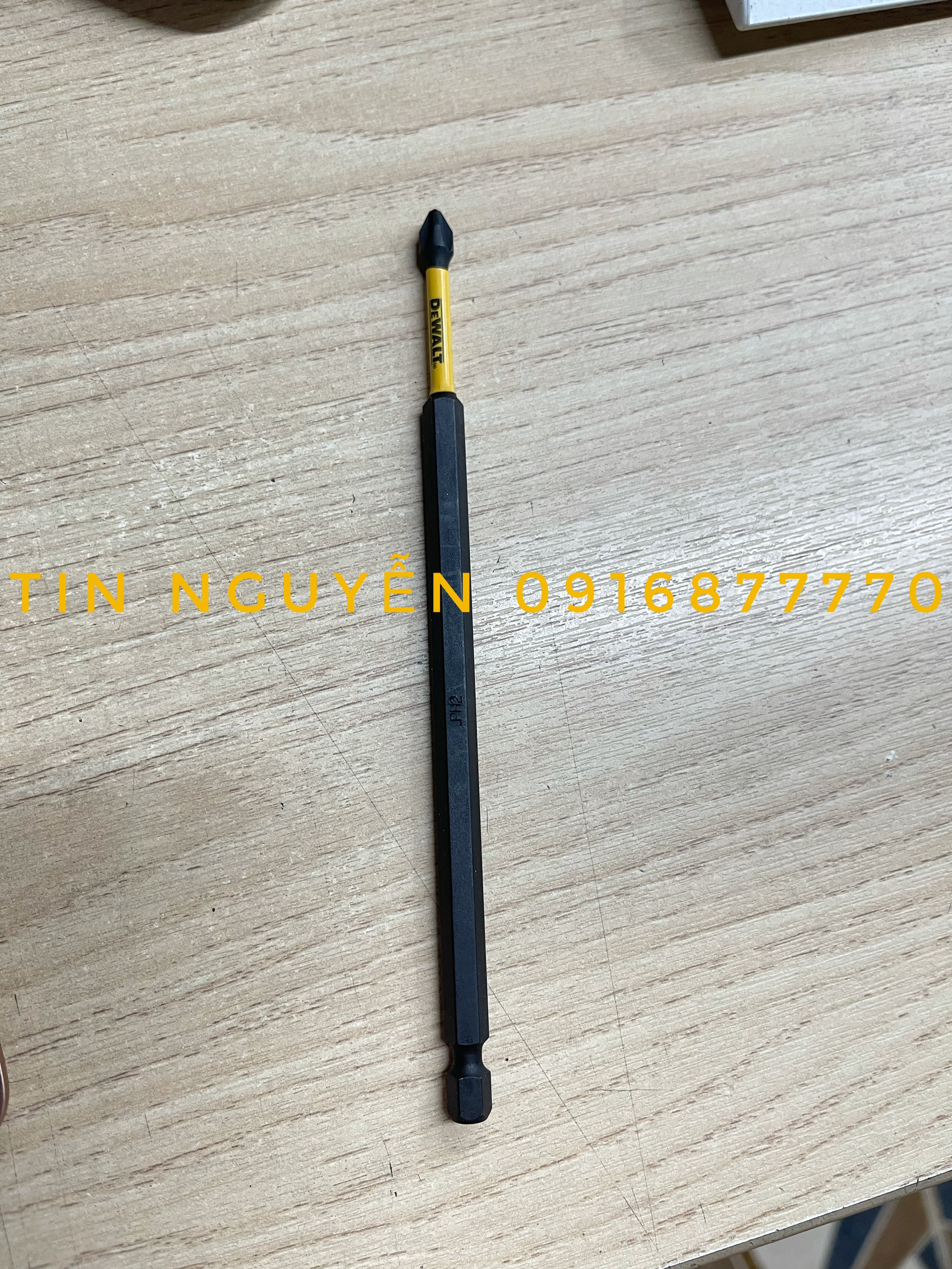 Mũi Vít DeWalt Ph2 chính hãng mũi bake có 3 size màu đen