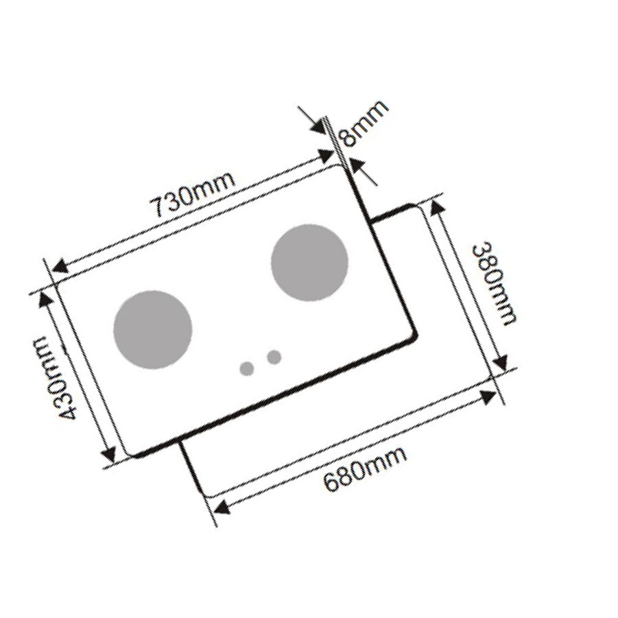 Bếp gas âm Canzy CZ 118S Hàng