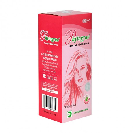 Dung dịch vệ sinh phụ nữ Phytogyno hồng 100ml -250ml